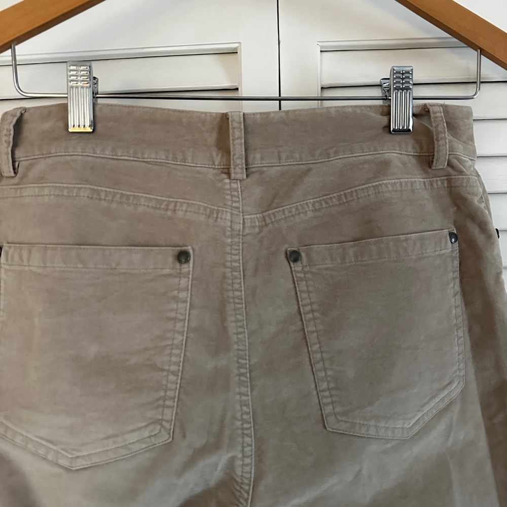 Peruvian Connection Brand Velvet Jeans tan size 6 - Picture 4 of 9